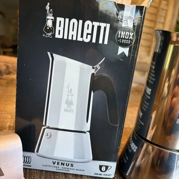 Bialetti Venus Coffee Espresso Maker 6 Cups Induction Stainless 00007255 - Picture 3 of 16